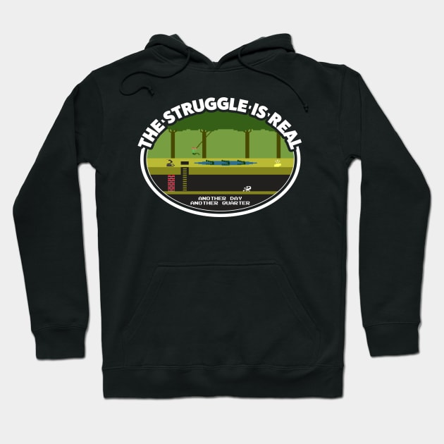 Pitfall - The Struggle is Real (Activision) Hoodie by Chewbaccadoll